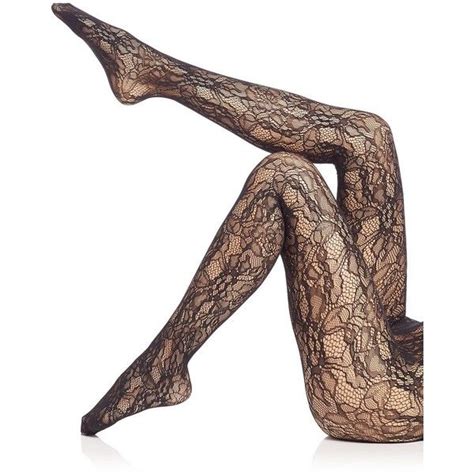 Wolford Floral Lace Net Tights Floral Tights Black Floral Tights