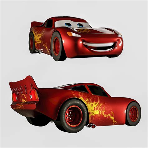 Lightning is a proprietary computer bus and power connector created and designed by apple inc. Lightning McQueen 3D model MAX OBJ 3DS FBX MAT