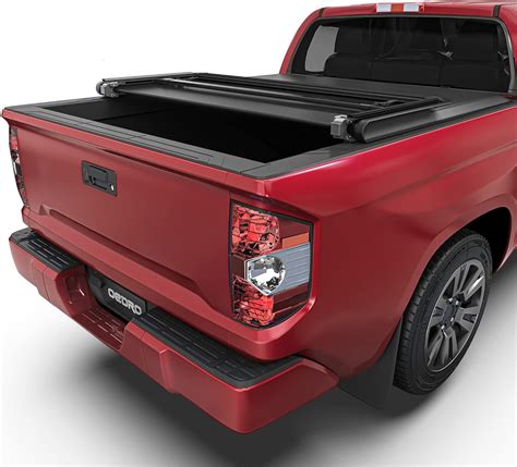 Oedro Soft Tri Fold Truck Bed Tonneau Cover Compatible With