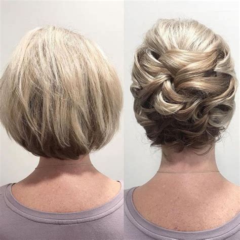 35 Lovely Wedding Guest Hairstyles In 2022 Short Hair Updo Short Hair Up Short Wedding Hair