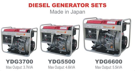 Yanmar Brand Made In Japan Diesel Generator Sets Diesel Generators