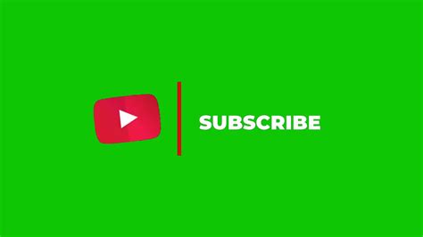 003 Free Youtube Subscribe Button Animation With Green Screen Free