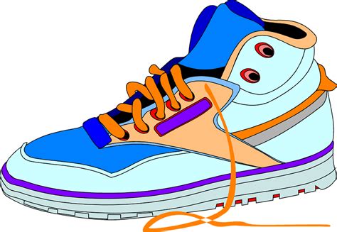 Shoe Clip Art Of Sneakers With Heart Clipart Kid
