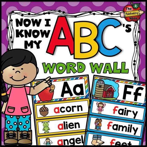 Alphabet Word Wall Cards Etsy Alphabet Word Wall Word Wall Cards