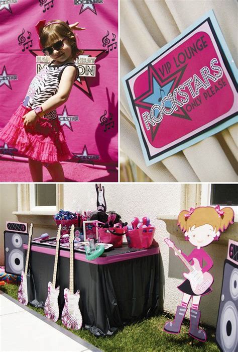 Totally Rad Rockstar Party Girls Birthday Hostess With The