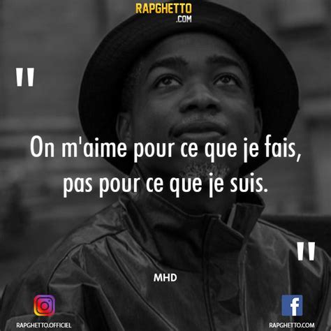 Les meilleures punchlines de MHD sont sur RapGhetto Si tu aimes les citations de Rap Français