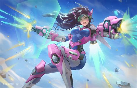 Dva Overwatch Fan Arts Wallpaper Hd Games Wallpapers 4k Wallpapers Images Backgrounds Photos And