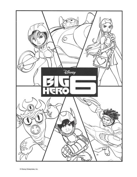 Colouring can be a fun and enjoyable activity for parents and children alike and the team at familyfun have put together a selection of some coloring pages for. Big Hero 6 Coloring Page - Big Hero 6 Photo (37733030 ...