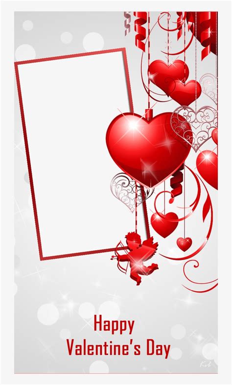 Beautiful Red Valentine Frame Happy Valentines Day Frames 720x1280