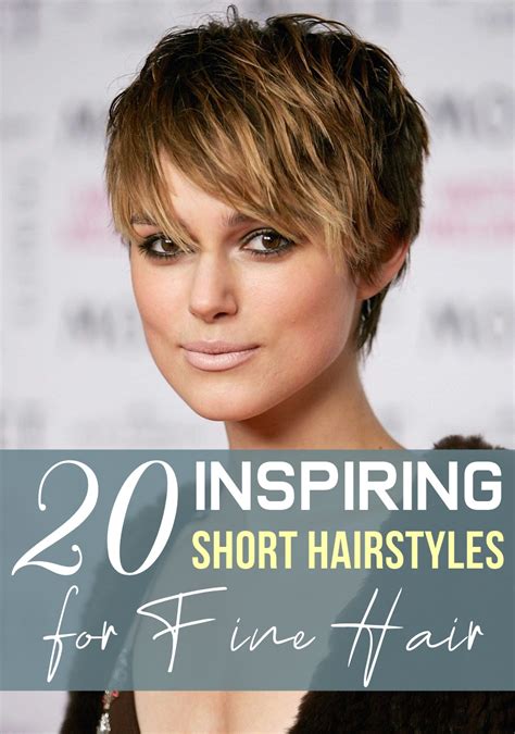 20 Inspiring Short Hairstyles For Fine Hair
