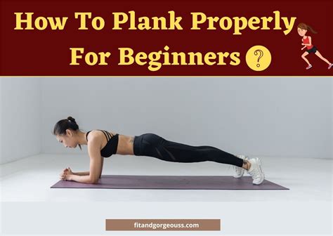 How To Plank Properly For Beginners 2022 Step By Step Procedure