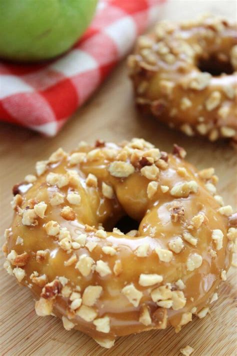 Caramel Apple Baked Donuts Recipe Apple Dessert Recipes Apple