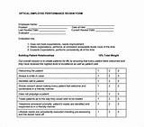Employee Review Form Photos