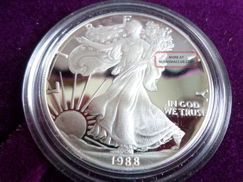 1988 S 1 Oz Proof Silver American Eagle