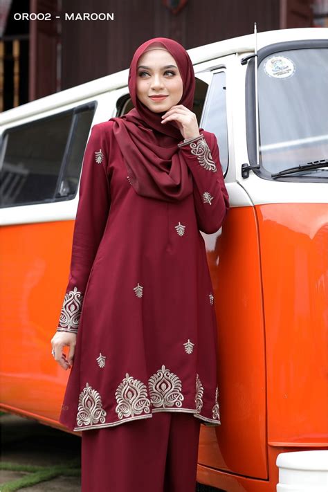 See more ideas about kurung moden, baju kurung, baju kurung moden. BAJU KURUNG MODEN ORKED SULAM RAYA 2019 0R002 1 | Saeeda ...