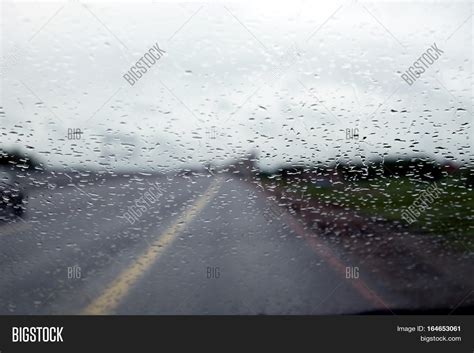 Suburban Highway Rainy Image And Photo Free Trial Bigstock