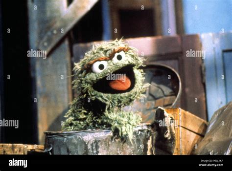 Sesame Street Oscar The Grouch 1969 Stock Photo Alamy