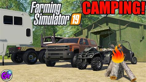Camping With Spencer Tv In Farming Simulator 19 Camping Mods Fs19