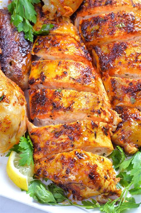 Dredge chicken lightly with flour. Healthy Rotisserie Chicken | Just A Pinch Recipes