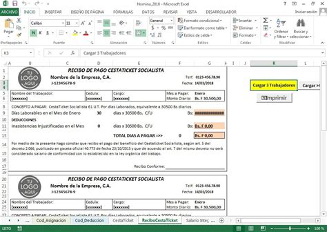 Plantilla De Nomina En Excel Nomina Control Recibo De Pago Lottt The Best Porn Website