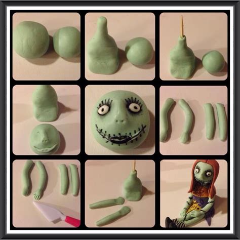 How To Make Sally Nightmare Before Christmas Polymer Clay