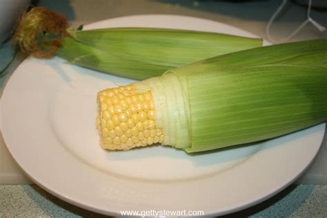Microwave corn on the cob is such and easy side dish for those grilling nights. Husking Sweet Corn in the Microwave - Does it Work ...