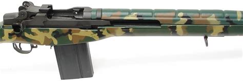 Springfield M1a 762mm Caliber Rifle 16 Bush Rifle With Camo Finish