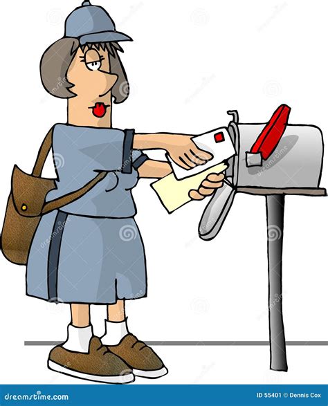 Mailwoman Cartoon