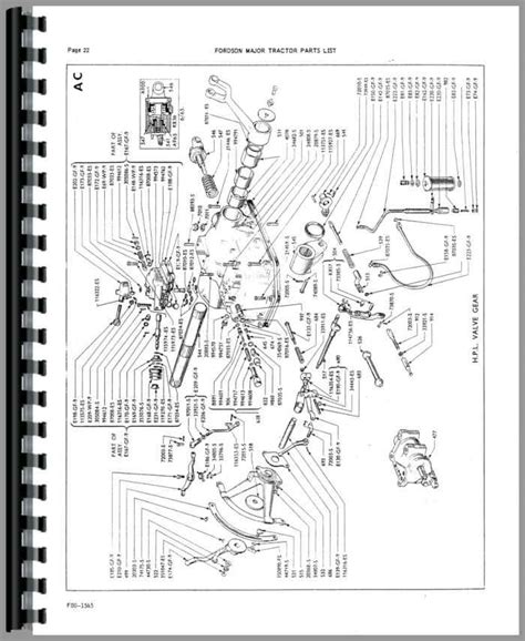 Ford 4000 Major Tractor Parts Manual