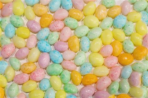 Easter Round Pastels Jelly Beans Candy Background 12 Inch By 18 Inch