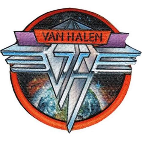 Van Halen Iron On Patch Space Logo Van Halen Logo Van Halen Iron On