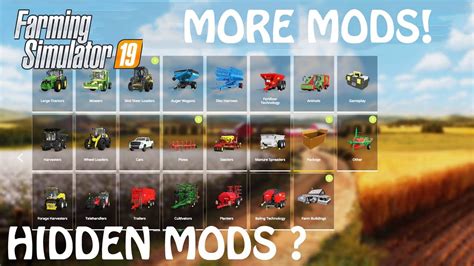 Hidden Mods In Your Modhub At Farming Simulator 2019 How To Get More