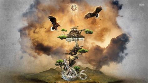 As with all my scale model tree houses, the tree defines the shape and outcome of the structure. Bonsai Treehouse - Fantasy Wallpaper (38740460) - Fanpop