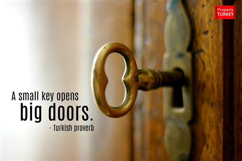 A Small Key Opens Big Doors Proverbs Inspirationalquotes Big Doors