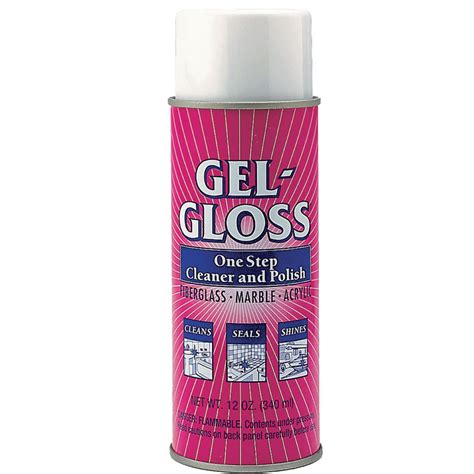 The original gel gloss was made at the request of fiberglass cultured marble vanity manufacturers. Gel Gloss - 12 oz. Aerosol | Cleaning hacks, Cleaning ...