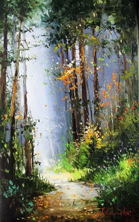 38 Easy Acrylic Landscape Painting Ideas For Beginners Cartoon District