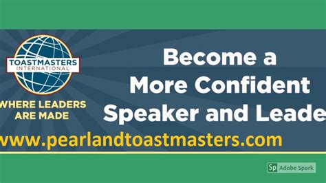 Attend a toastmaster club as a guest. Pearland Toastmasters Club - YouTube