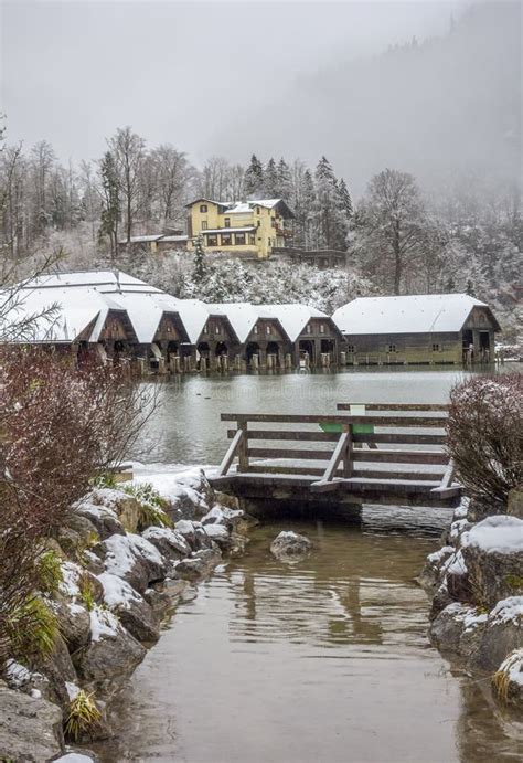 Schoenau Am Koenigssee Stock Image Image Of Town Waterside 151081965