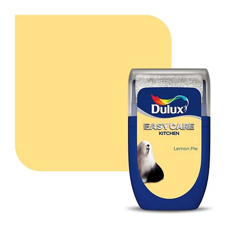 Dulux Easycare Lemon Pie Matt Emulsion Paint 30ml Tester Pot Diy At Bandq