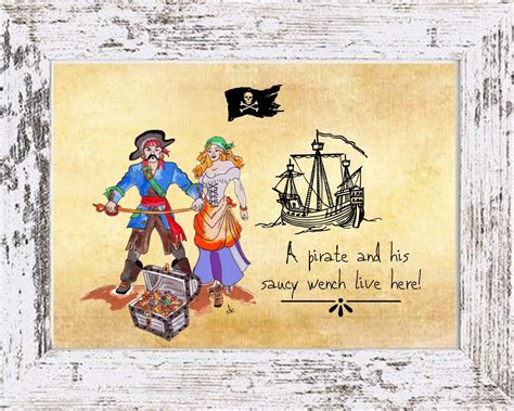 Pirate And Wench Salty Saying