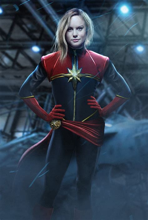 #CaptainMarvel: What Brie Larson Looks Like As Marvel's Female