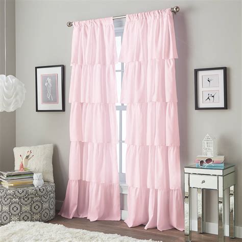 They truly are a decoration in and of themselves. Flounce Tiered Girls Bedroom Curtain Panel - Walmart.com ...