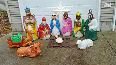 We did not find results for: Vintage Empire Life Size Blow Mold Nativity Set-12 piece ...