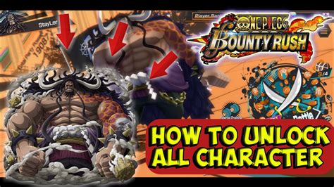 How To Unlock All Character One Piece Bounty Rush Youtube