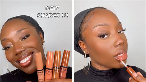 AFFORDABLE NUDE LIP GLOSS FOR DARKSKIN L NYX BUTTER GLOSS Brown Shades