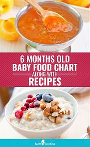6 Month Old Baby 39 S Food Chart And Recipes