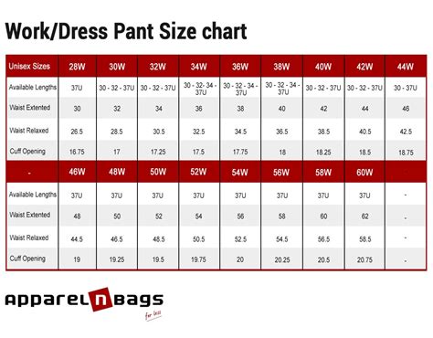 Mens Pants Measurements Meaning Kathern Chism