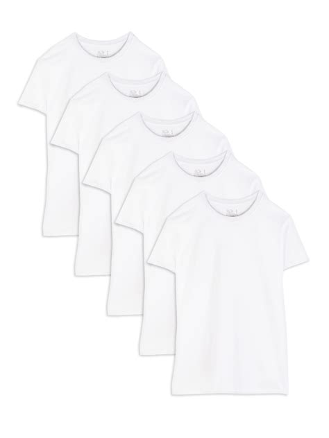 Fruit Of The Loom Fruit Of The Loom Big Mens Short Sleeve White Crew