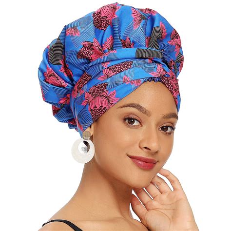 Satin Bonnet For Women Silk Bonnet For Curly Hair Bonnet For Black Women Satin Hair Ankara