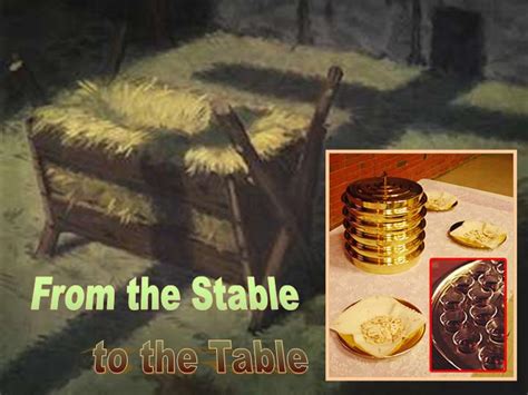 From The Stable To The Table Christmas Communion Luke 22 Last